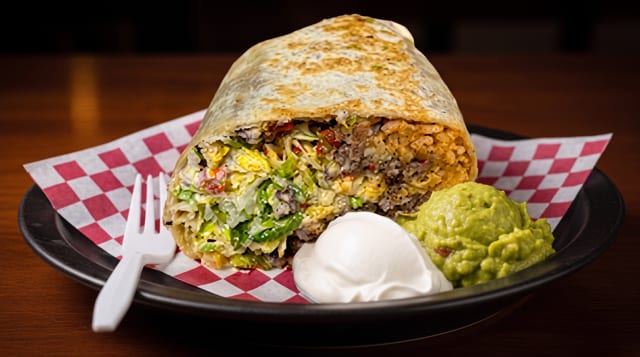 Súper Frida's Burrito.